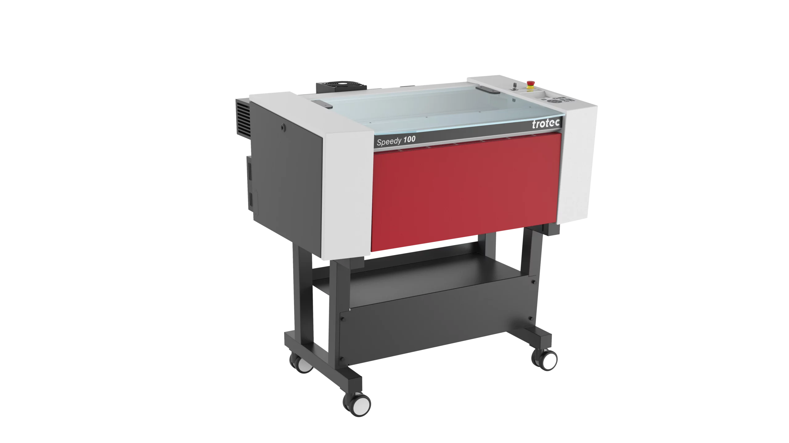 Trotec Speedy100 with Stand Left View