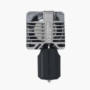 Bambu Lab Complete Hotend Assembly with Stainless Steel Nozzle - P1 Series 0.2mm