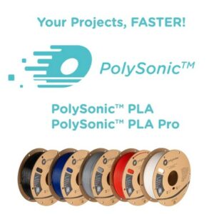 Polymaker PolySonic PLA 3D Printing Filament