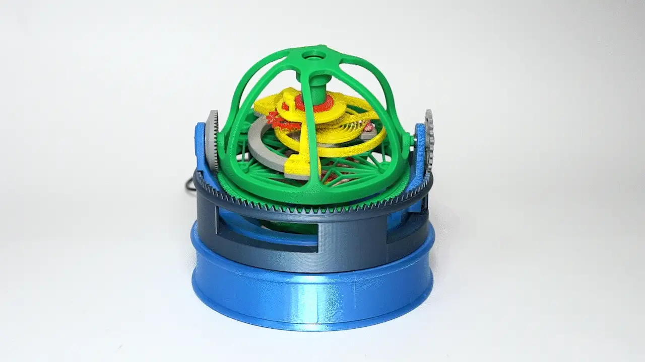 Triple-axis Tourbillon Model Components Kit