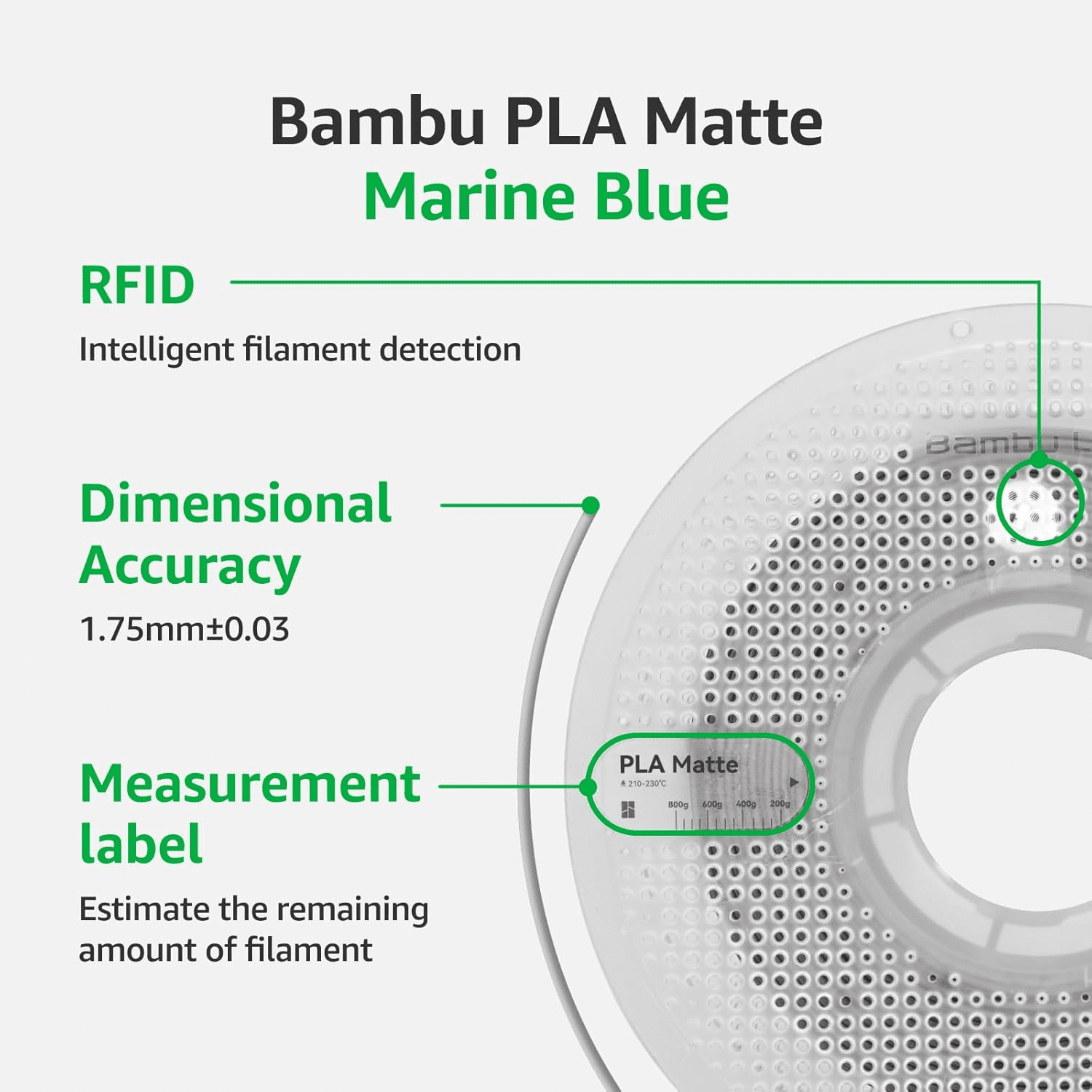 Bambu Lab PLA Matte 3D Printing Filament - Image 10