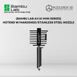 Bambu Lab A1/A1 mini series: Hotend w/ HARDENED/STAINLESS steel nozzle .2MM,.4MM,.6MM,.8MM