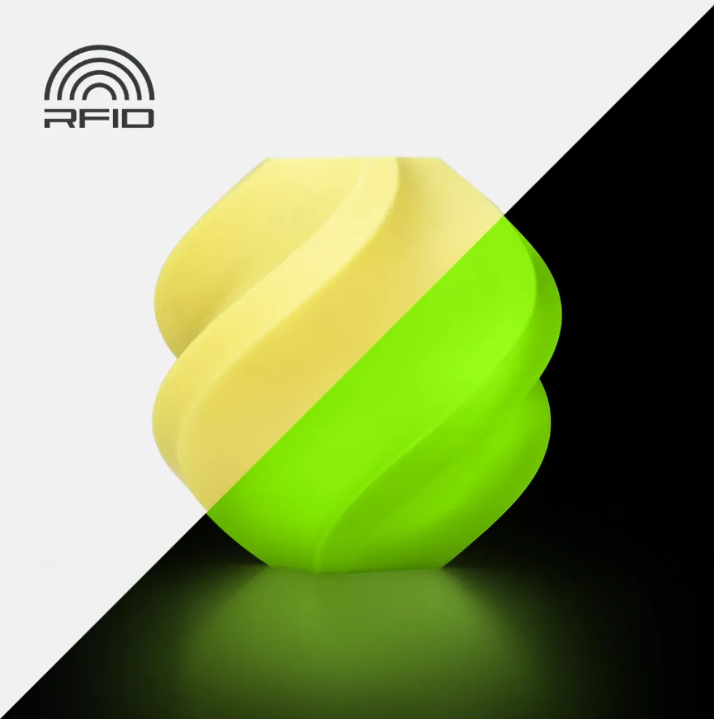Bambu Lab Filaments Bambu Lab PLA Glow-Glow 1.75mm 1kg - Image 5