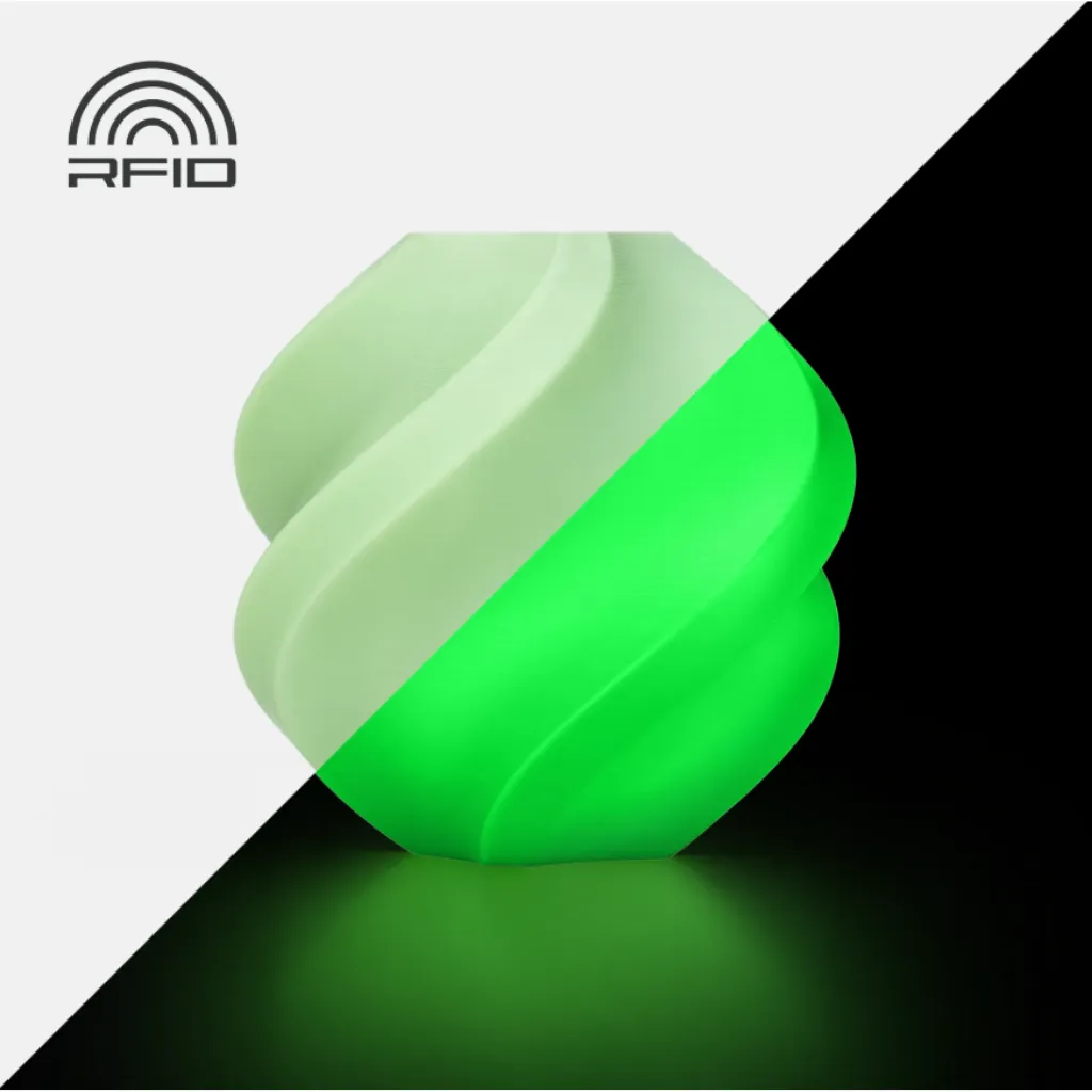 Bambu Lab Filaments Bambu Lab PLA Glow-Glow 1.75mm 1kg - Image 3