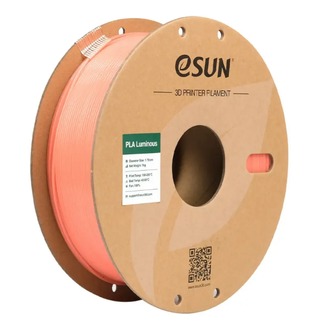 eSun Filaments eSun PLA 1.75mm Cored Luminous 1kg - Image 4