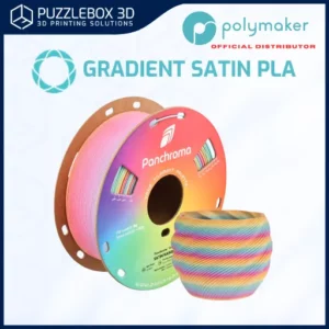 Panchroma PLA Satin Gradient 1.75mm Rainbow 1kg 3D Printing Filament